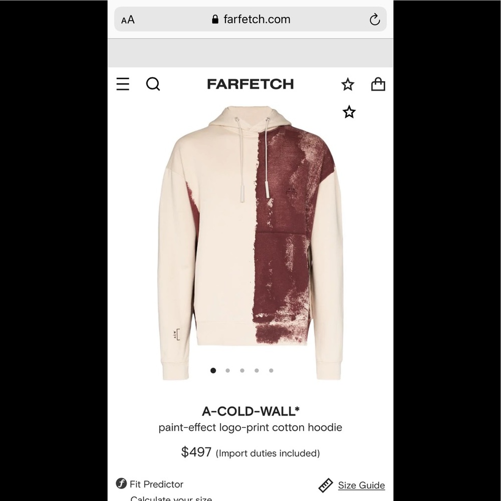A Cold wall sweatshirt